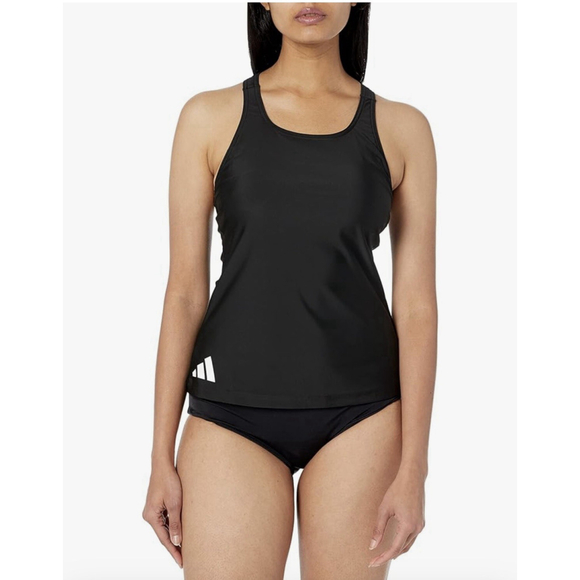 adidas Other - Adidas Bars Women’s Swim Tankini Top Small New Racerback Beach Sports Logo